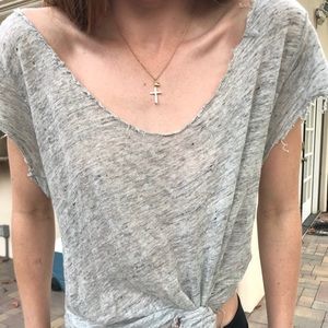 Sheer grey t-shirt